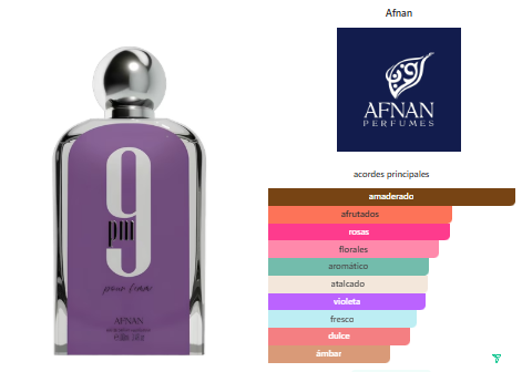 9PM Pour Femme Afnan